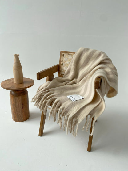 Artic Fox Pale Taupe Throw