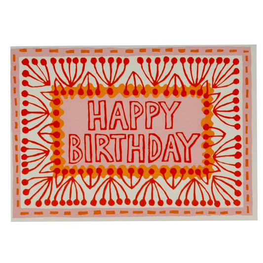 Card Happy Birthday Neon