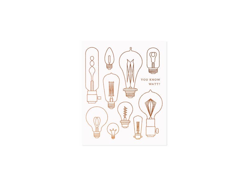 Lightbulb You Are Brilliant Pop-Up Greeting Card