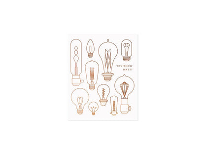 Lightbulb You Are Brilliant Pop-Up Greeting Card