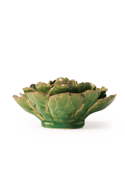 Ceramic Flower - Avocado Green Keiko Peony