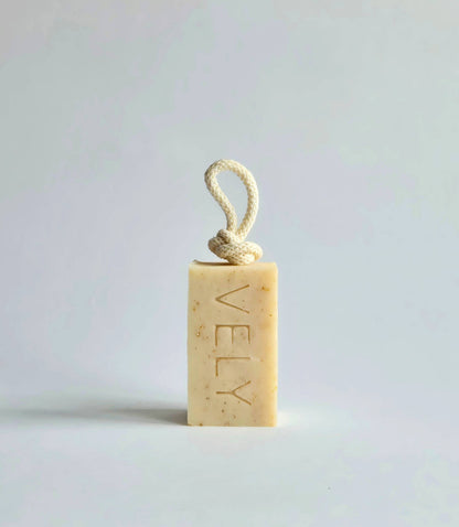 Natural Handmade Soap On A Rope "Classic Twist"