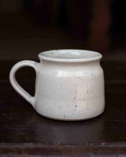 Speckled White Mug