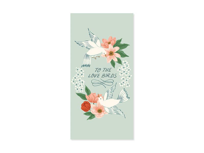Love Birds Wedding & Engagement/Anniversary Pop-Up Card