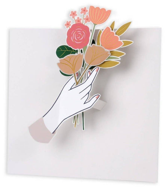 Flowers for You Bouquet Pop-Up Card