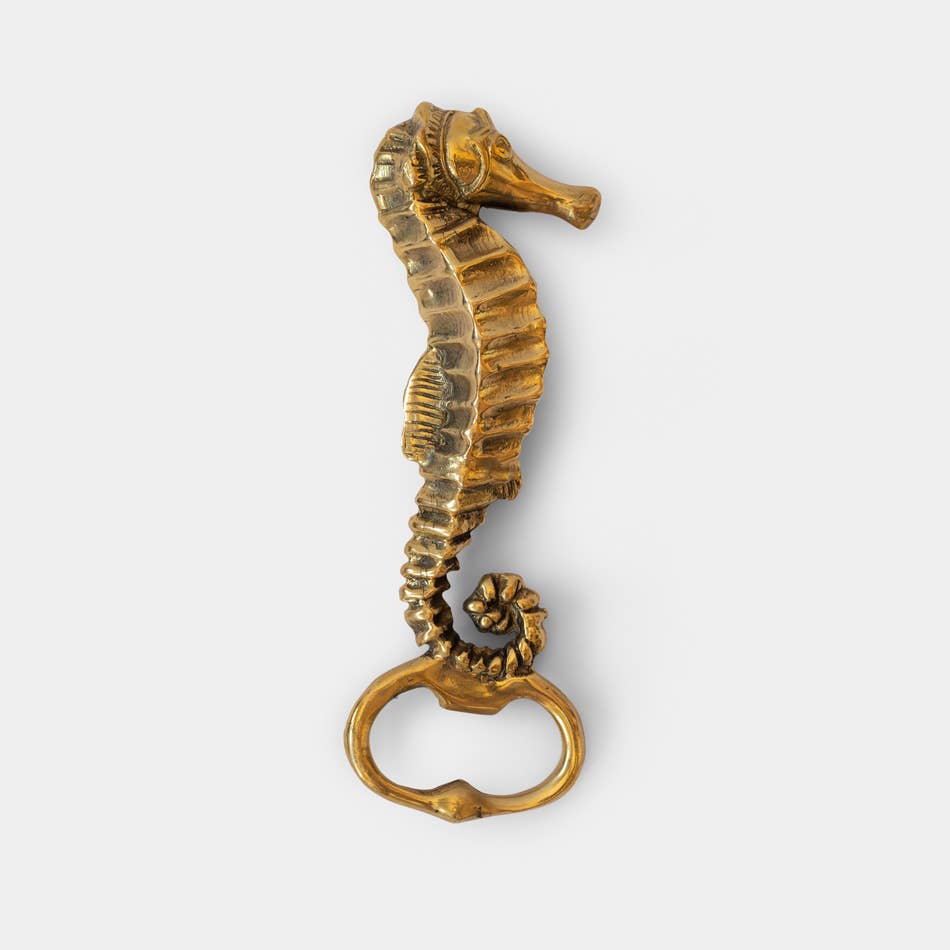 Brass Opener Seahorse