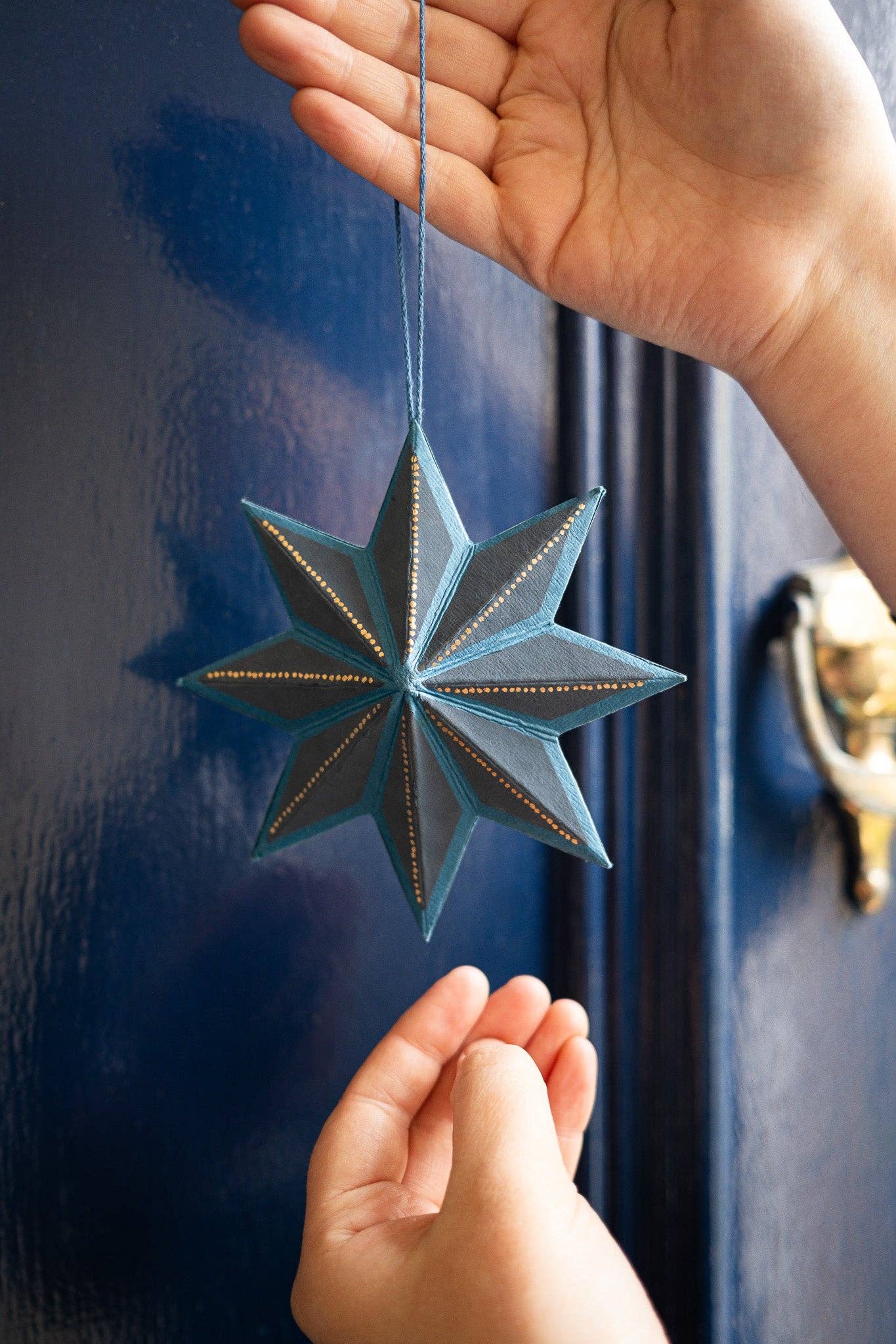 Midnight Star Screen-Printed Board Decoration