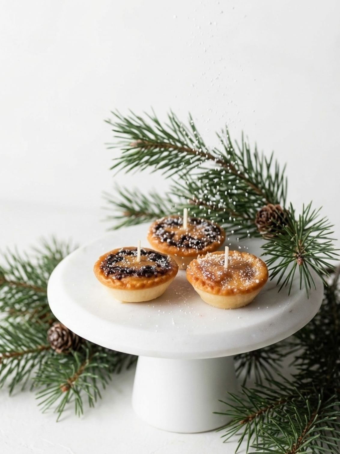 Mince Pie Candles: Single - Mince Top