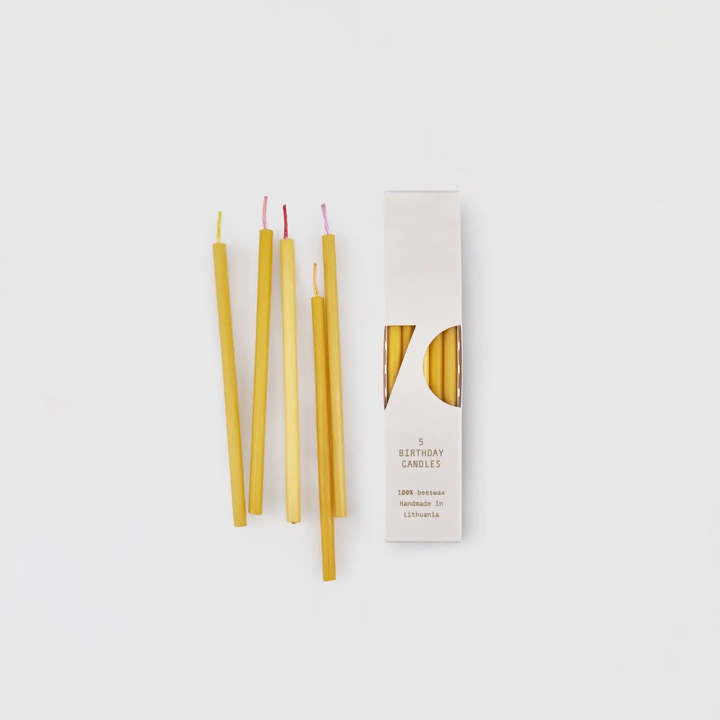 OVO 5 Birthday Candles  - Red Tone