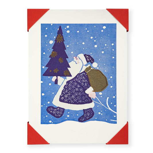 Archivist Vintage Father Christmas Card Pack 5