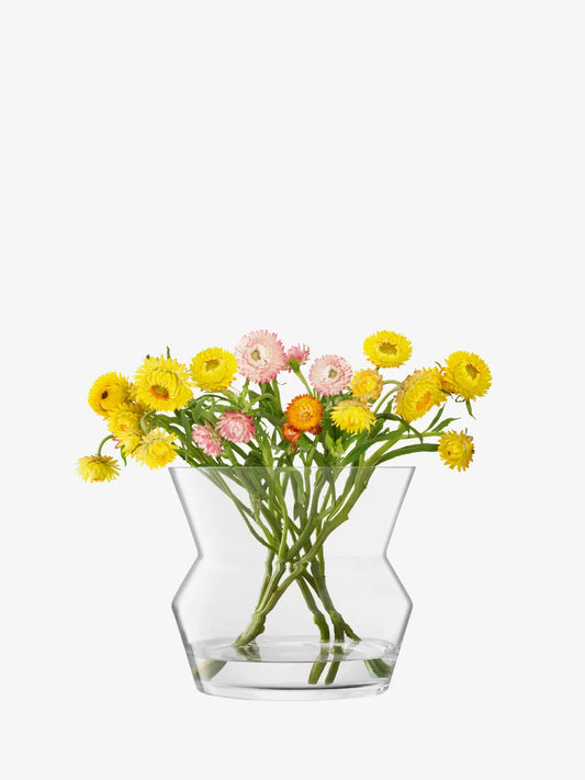 LSA Sculpt Vase/Lantern - Clear