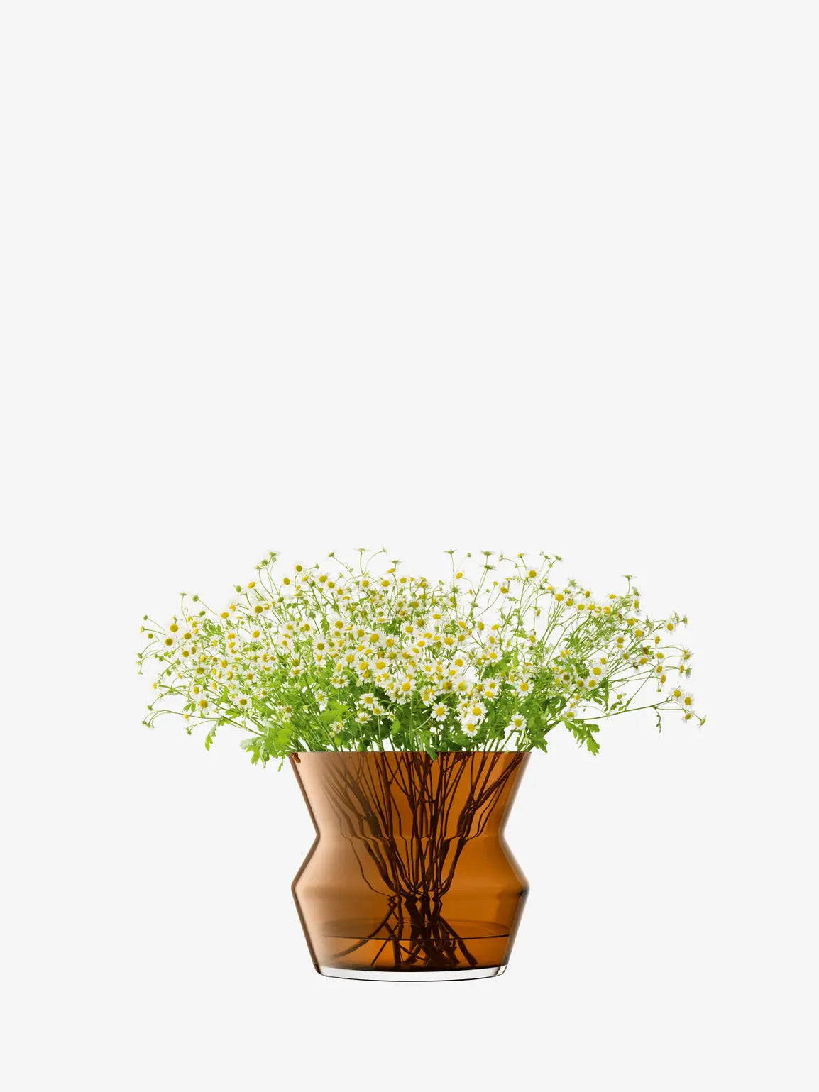 LSA Sculpt Vase/Lantern - Cognac