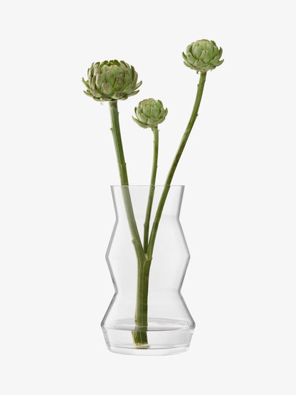 LSA Sculpt Vase/Lantern - Clear