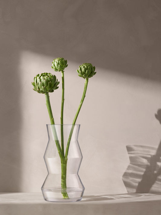 LSA Sculpt Vase/Lantern - Clear
