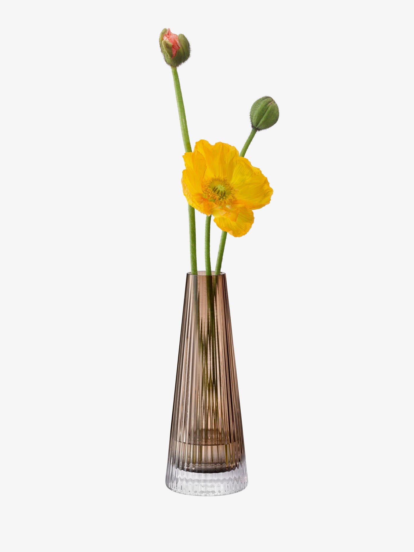 Beacon Candle Holder / Vase - Taupe + Jet Black