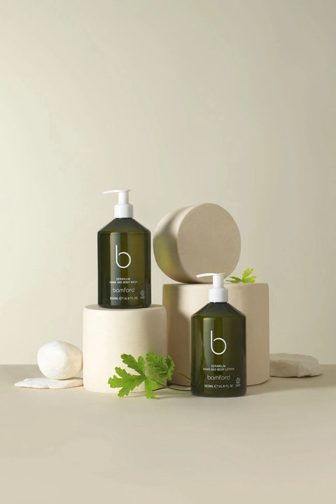 Bamford Geranium Hand + Body Wash 500ml