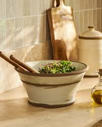 Hurley Serving Bowl - Stoneware, Natural