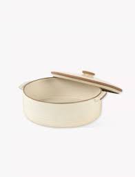 Hurley Casserole Dish With Lid - Stoneware, Natural, Large