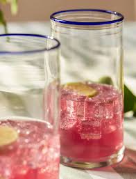 Madley Tipped Highball - Recycled Glass, Ink