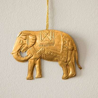 Elephant Metal Ornament