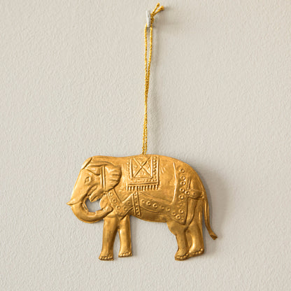 Elephant Metal Ornament