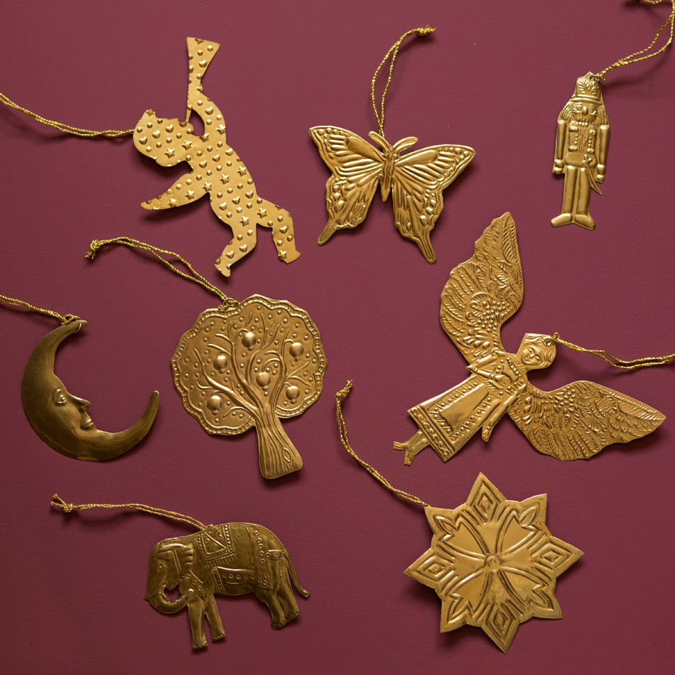 Elephant Metal Ornament