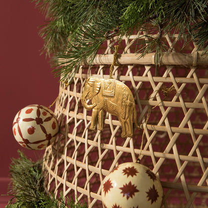 Elephant Metal Ornament