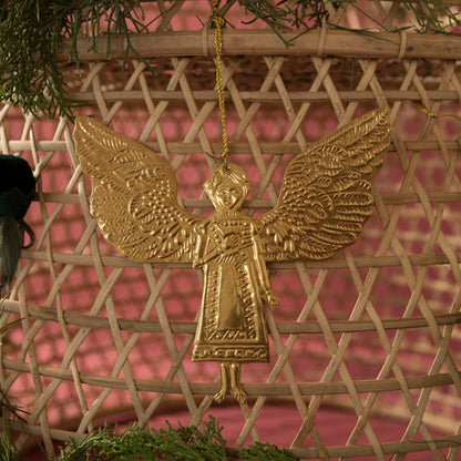 Lady Angel Metal Ornament