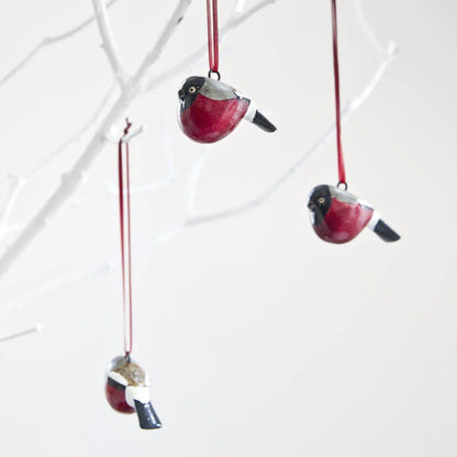 Wooden Ornament - Bullfinch