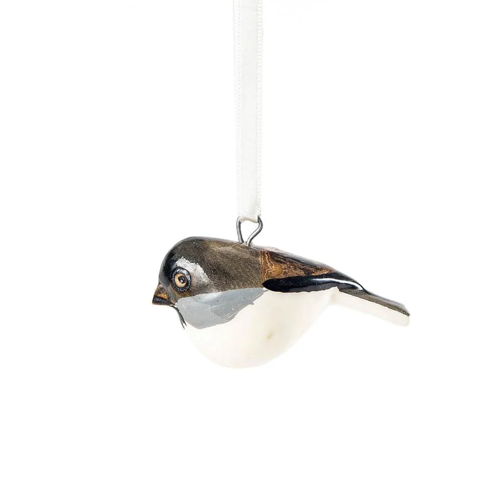 Wooden Ornament - Coal Tit