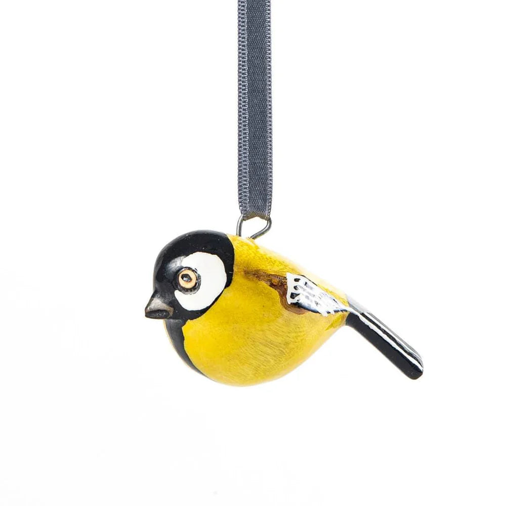 Wooden Ornament - Great Tit