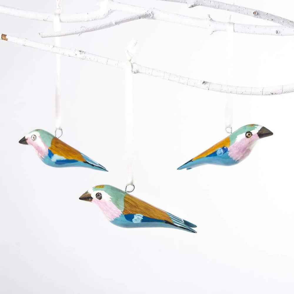 Wooden Ornament - Lilac-Breasted Roller