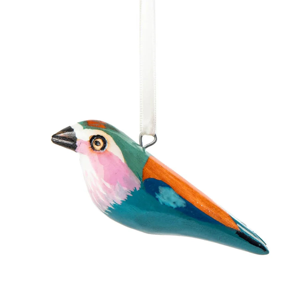 Wooden Ornament - Lilac-Breasted Roller