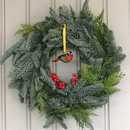Wooden Ornament - Robin Chat