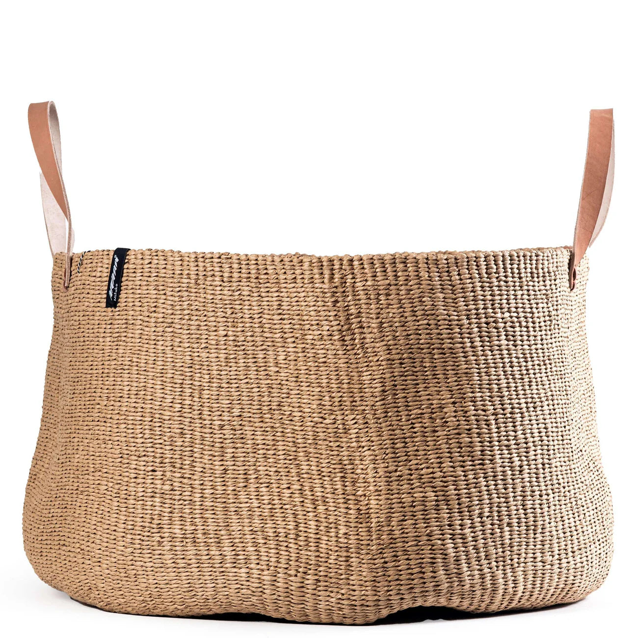 Kiondo Floor Basket - Brown with Handles - XXL