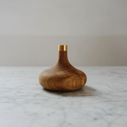OVO Oak Candle Holder
