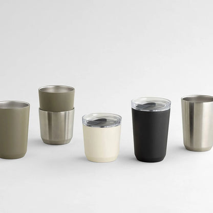 Kinto To Go Tumbler / With Plug Khaki 240ml