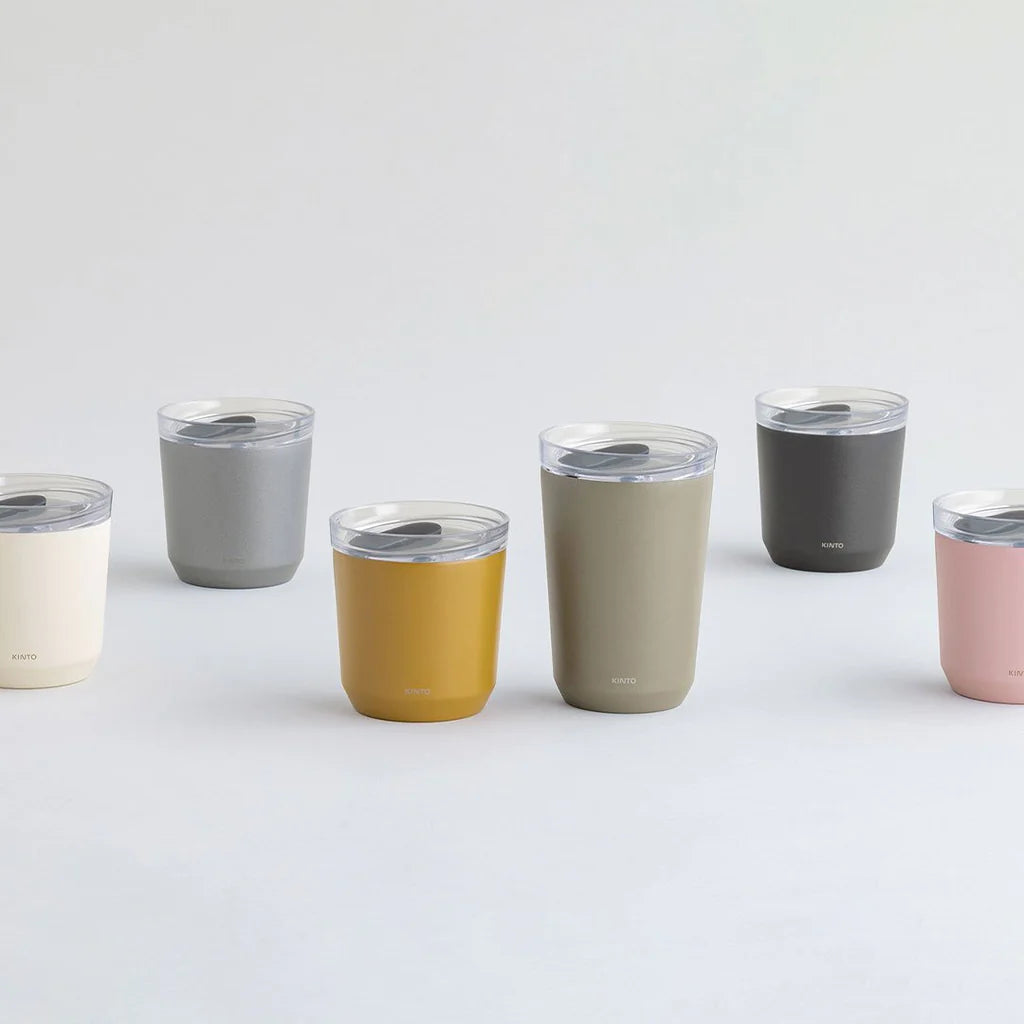 Kinto To Go Tumbler / With Plug Pink 360ml