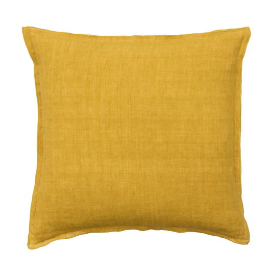 Linen Cushion - Ochre
