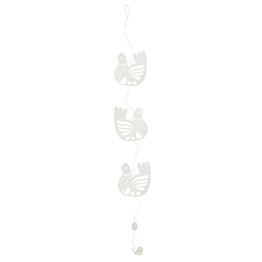 Paper Hen Garland