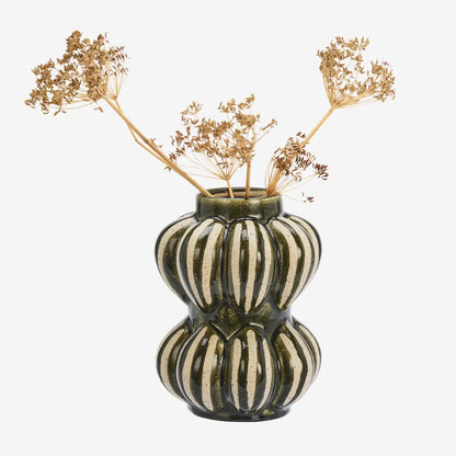 Stoneware Vase / Green