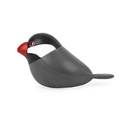 Java Sparrow Dark Grey Mini Paperweight