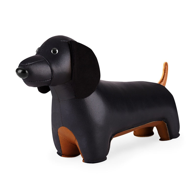 Teckel Black Paperweight