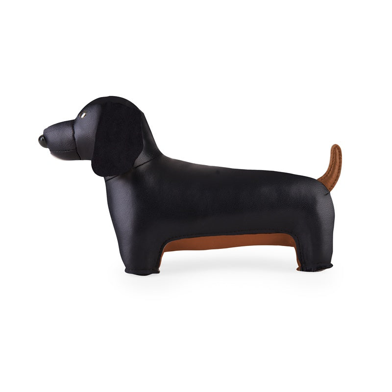 Teckel Black Paperweight